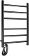 Domoterm Полотенцесушитель электрический Аврора DMT 109-6 40x60 ЧРН EK L черный – фотография-6