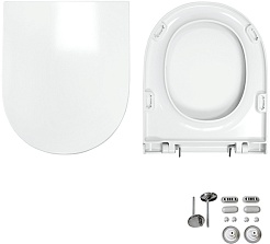 Sanita Luxe Унитаз-компакт Art luxe 423748 с микролифтом – фотография-9