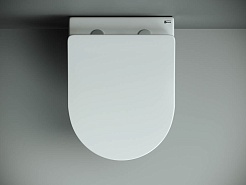 Ceramicanova Подвесной унитаз Mono Rimless с системой инсталляции Balance кнопка Square черный матовый – фотография-8