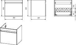 Misty Мебель для ванной Фостер 100 R подвесная – фотография-11