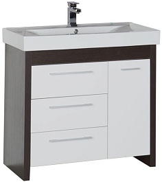 Aquanet Тумба под раковину Тиана 100 венге – фотография-1