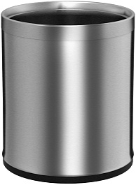 WeltWasser Ведро для мусора WW Axen MT 6L сталь матовая – фотография-1