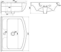 Misty Мебель для ванной Изео 60 белая – фотография-13