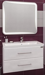 СанТа Мебель для ванной Омега 80 Фостер подвесная – фотография-1
