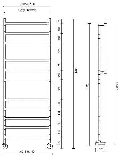 Margaroli Полотенцесушитель Sole 484-11 хром – фотография-2