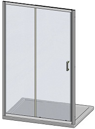 Roltechnik Душевая дверь LLD2/1400 transparent раздвижная – фотография-2