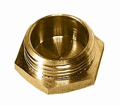 ВЛМЗ 1091 Заглушка латунная (пробка) Ду-15 (404103) – фотография-3