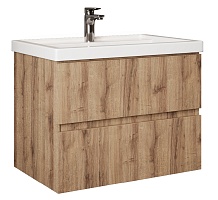 Onika Тумба с раковиной Дарон 60 подвесная дуб крафт золотой