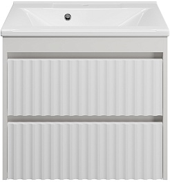 Brevita Тумба с раковиной Balaton 65 белая – фотография-1