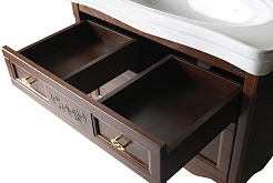 ASB-Woodline Тумба с раковиной Модерн 85 антикварный орех – фотография-3