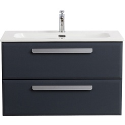 BelBagno Мебель для ванной Eco Cer-N 80 CZR-8073-80 grafito ручки серые – фотография-3