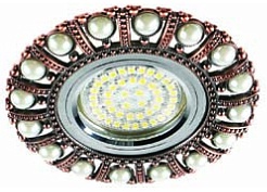 Feron Встраиваемый светильник CD2052 медь, хром – фотография-1