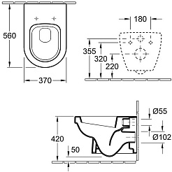 Villeroy & Boch Унитаз подвесной "Omnia Architectura" 5674 10 01 – фотография-2
