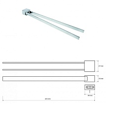 Bemeta Держатель полотенца Via 135004102 – фотография-2