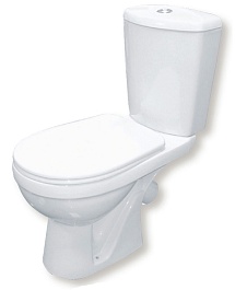 Rosa Унитаз-компакт Комфорт белый – фотография-2