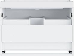 Vivon Тумба с раковиной Kristi 80 подвесная белая матовая рифленая – фотография-12