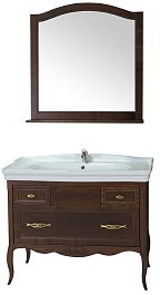 ASB-Woodline Тумба с раковиной Модерн 105 антикварный орех – фотография-2