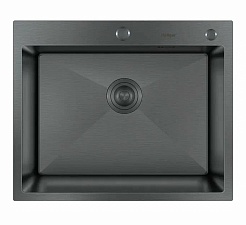 Hoffger Мойка для кухни 6050 Black ECO – фотография-1