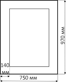 Misty Зеркало для ванной Аврора R.1021.BA.ZF.col 142 – фотография-2