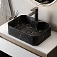 Teymi Раковина накладная Netta 50 T51203 черный мрамор – фотография-16