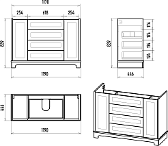 Misty Мебель для ванной Ларго 120 белая – фотография-11