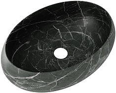 Teymi Раковина накладная Laina 48.5 T51304 черный мрамор