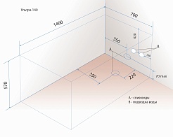 Triton Акриловая ванна Ультра 140 – фотография-12