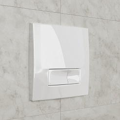 Grossman Клавиша смыва Classic 800.T1.04.000.000 белая – фотография-2