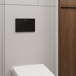 Milacio Клавиша смыва Standart MCU.202 черная матовая – фотография-5