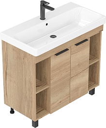 Onika Мебель для ванной Легран 90 дуб галифакс – фотография-8