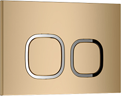 Ceruttispa Клавиша смыва CR01GD золото – фотография-1