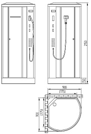 Orans Душевая кабина SR-86173A – фотография-11