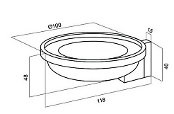 Am.Pm Мыльница Admire A1034200 – фотография-4