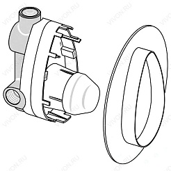 Ideal Standard Смеситель "A2650NU скрытого монтажа" – фотография-3