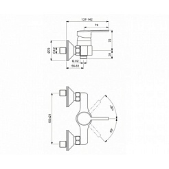Vidima Смеситель для душа Logik BA278AA – фотография-2