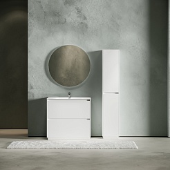 Sancos Мебель для ванной Libra Floor 90 белый глянец – фотография-3