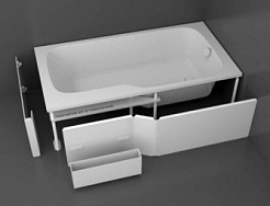 Jacob Delafon Акриловая ванна Bain-Douche Malice E6D066R-00 160х85 R – фотография-3