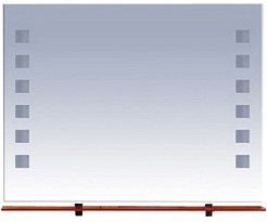 Misty Зеркало для ванной Эллада 100 красная полка – фотография-1