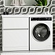 Misty Мебель для ванной с раковиной под стиральную машину Ингрид 130 L белая – картинка-19