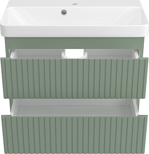 Brevita Тумба под раковину Victory 70 подвесная зеленая – картинка-3