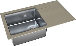 Florentina Мойка кухонная Комби 860 грей – фотография-2