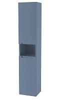 Зов Шкаф-пенал Дион 30 серо-синий