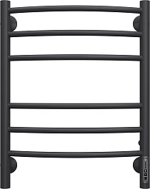 Terminus Полотенцесушитель электрический Классик П6 450x600 черный матовый – фотография-1