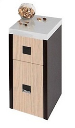 Водолей Тумба подвесная "Сильвия 25" L дуб/венге – фотография-1