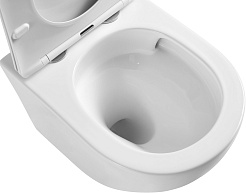 Azario Унитаз подвесной Grado AZ-0046-UQ1 безободковый белый – фотография-8