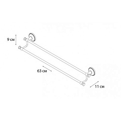 Fixsen Держатель полотенца ALFA GR-9502 – фотография-2