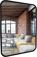 Mixline Зеркало Элит Нью Мальта-лофт 60 черное