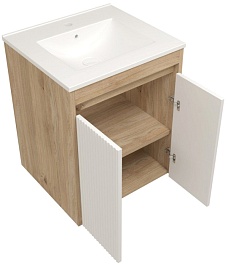 Teymi Фасад для тумбы Netta 50 Волна белый – фотография-4