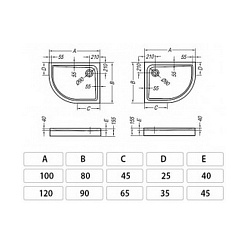 Kolpa San  Поддон для душа Kolpa San Malur 120х90 R – фотография-2