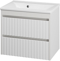 Brevita Тумба под раковину Balaton 65 белая – фотография-2